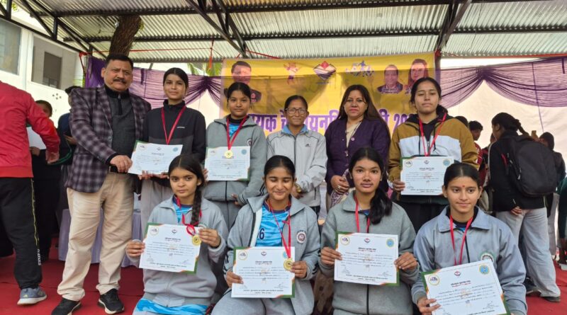 वॉलीबॉल में श्री गुरु राम राय लक्ष्मण इंटर कॉलेज अव्वल