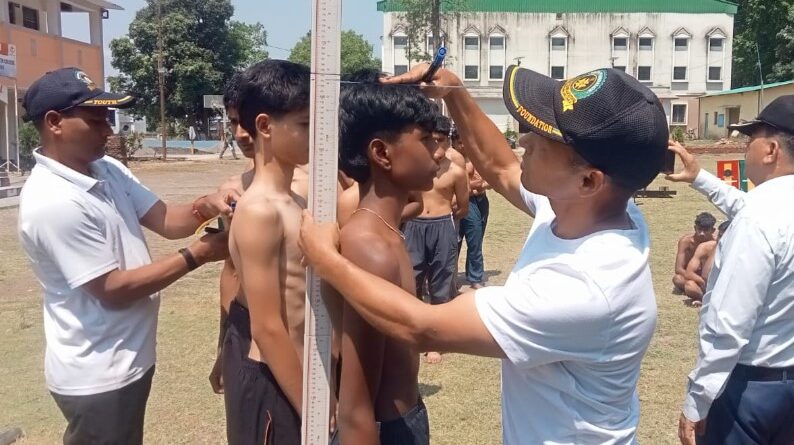 अग्निवीर भर्ती परीक्षा की तैयारी के लिए कैंप आयोजित